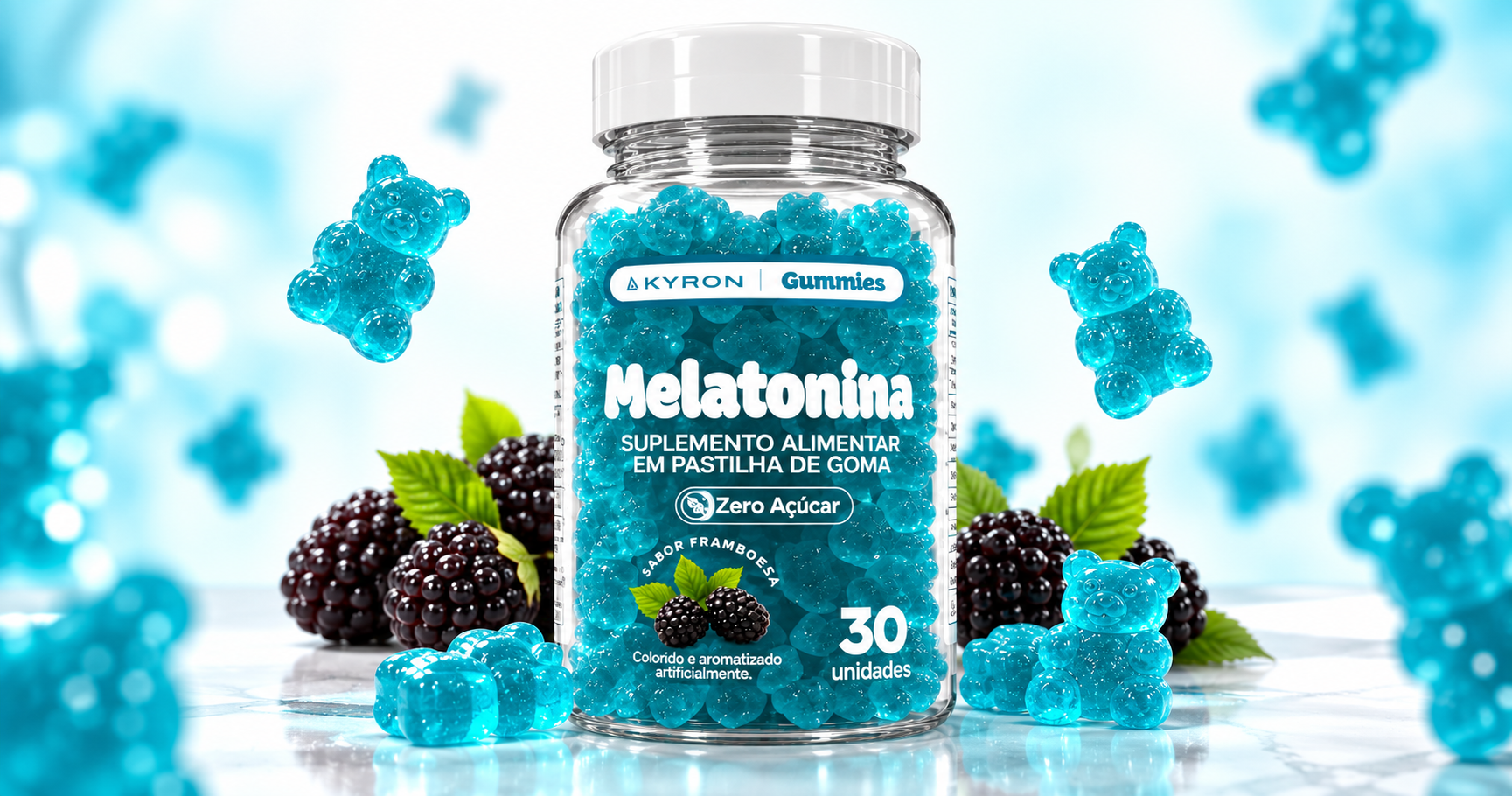 1 pote de Melatonina Gummies